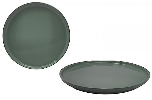 Hogar y Mas Plato Verde Menta Nordic GRES - Plato Llano