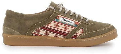 Morrison Rodeo-grüne Leder-Turnschuhe