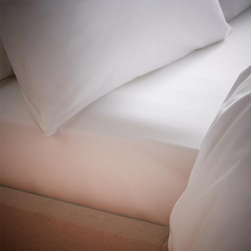 Bianca Tencel™ Lyocell-Spannbetttuch, Fadenzahl 200, für King-Size-Bett, Weiß