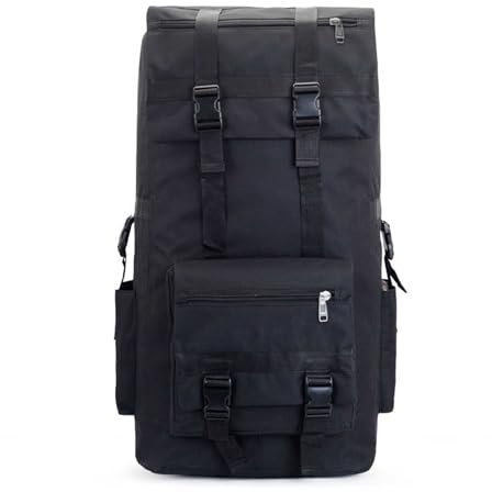 Wanderrucksack Trekking Rucksack 120L Groß Trekkingrucksack Rucksäcken Camping Rucksack Taktisch Rucksack Freizeitrucksack Herren Damen Wasserdicht Business-Rucksack für gelegentliche Schulreisen