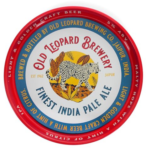 Round serving tray - Old Leopard Brewery