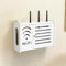 EasyByMall 1Pc WiFi Router Storage Box,Wall Mounted Storage, Wireless Router Shelf Wall-mounted Decoration For Living Room Home Office(E)