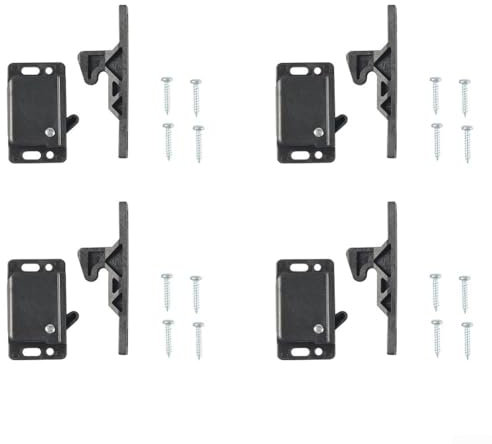 4 x RV-Schranktürriegel, seitlich montiertes Türschloss, zum Öffnen von Türschlössern, Verriegelungs-Set für Wohnmobil, Wohnmobil, Motor-LKW