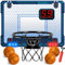 TEUVO Indoor Basketballkorb für Kinder mit 7 Farben LED-Leuchten/ 4 Balls/Elektronische Anzeigetafel, Startseite Büro Tür Mini Basketballkorb Sport Spielzeug Geschenke für 6 8 9 10 Jungen Mädchen