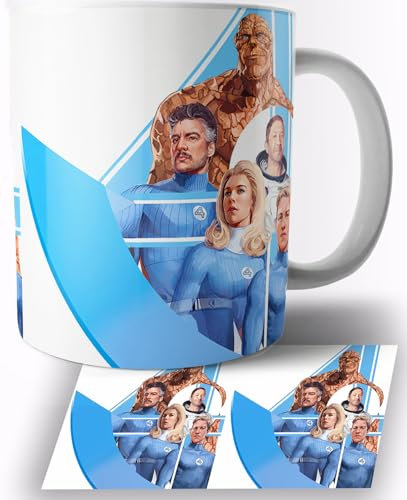 TusRelojes Fantastic 4 Pedro Pascal Tasse en Céramique Blanche 325ml Mug