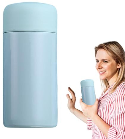 BommFu Gourde isotherme de 150 ml avec filtre à thé intégré et isolation sous vide - Bouteille isotherme portable pour le sport, le camping, l'extérieur, pour femmes, filles et adolescents