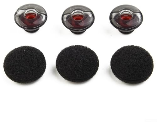 Cuscinetti auricolari di ricambio per Plantronics Voyager 5200 5220, in silicone, per uso quotidiano, 3 pezzi (14 mm)