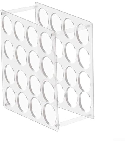 Abnehmbarer Vinyl-Rollenhalter mit 16 Löchern, für die Organisation von Bastelräumen und zur Aufbewahrung verschiedener Papiere (32 Löcher)