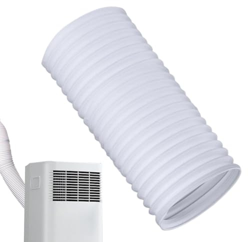 PP Abluftschlauch Klimaanlage, Klimagerät Abluftschlauch 150mm*2M, Klimaanlage Schlauch, Für Mobile Klimageräte, Dunstabzugshauben, Entwässerung, Fensterabdichtungsset