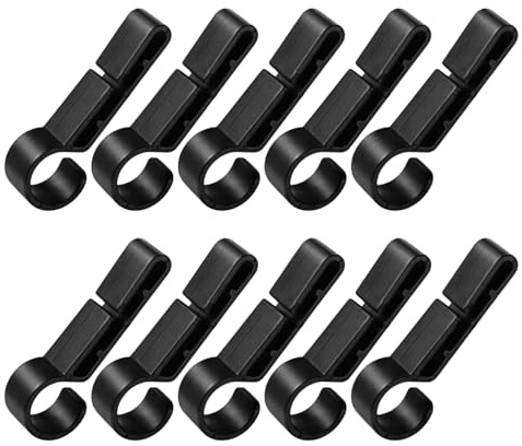 Hard Hat Clips Für Kopflampe,10 Stücke Helm Leuchte Sicherheits Haken,Helm Zubehör Befestigung - Höhlenforschung Ölfeld Outdoor