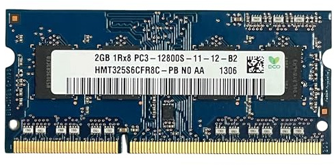 RAM2GB1Rx8_12600 RAM-Speicher, 2 GB, DDR3 SODIMM 1Rx8, 2 GB, 1600 MHz, PC3-12800S, 204-polig, 1,5 V