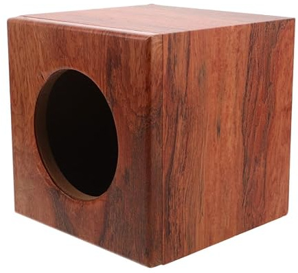 Balacoo Cassa Subwoofer Veicolare 5 Pollici in Legno per Altoparlanti, Scatola Portatile per Bassi Potenziati, per Vari Modelli Auto e Guida Confortevole