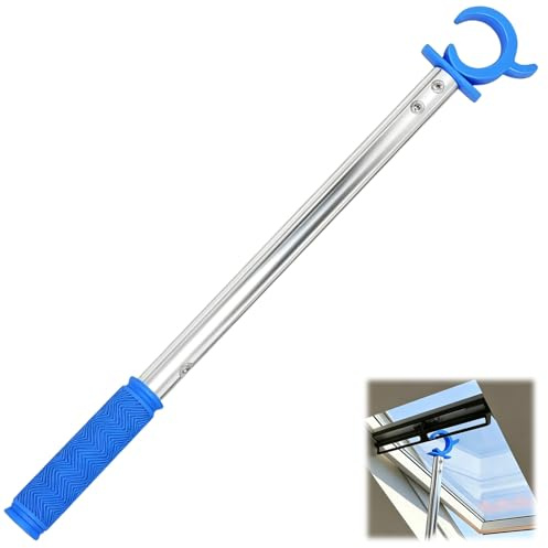 Window Pole Opener, Window Opener Tool, Loft Ladder Poles, Skylight Poles, 0.45 Metre Lightweight Aluminium Rod