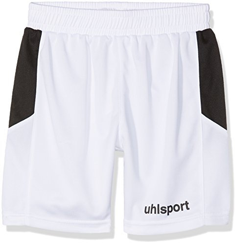 uhlsport Uomo Goal Shorts, Uomo, 100333502, Bianco/Nero, 128
