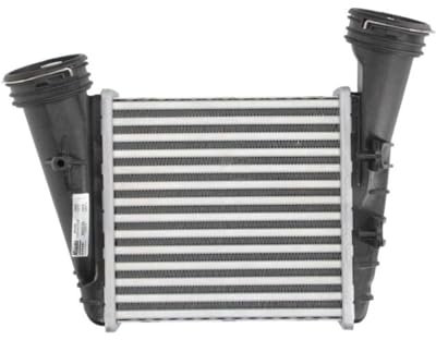 NISSENS 96468 Ladeluftkühler LLK für VW PASSAT Variant (3B6) PASSAT (3B3) für SKODA SUPERB (3U4) Turbo Intercooler Netzlänge 210 mm, Netzbreite 203 mm, Netztiefe 62 mm, mit Schnellkupplungen