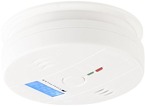 VisorTech CO Warngerät: Digitaler Kohlenmonoxid-Melder, LCD-Display, 85 dB Alarm, EN 50291 (CO Messer, Gas und Kohlenmonoxidmelder, Kohlenmonoxyd)