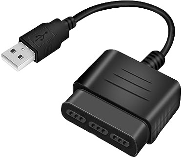 Finera Cavo convertitore adattatore per controller USB 2.0, compatibile con Sony PS1 PS2 Playstation Dual Shock 2 Joypad Gamepad a PS3 PC Game
