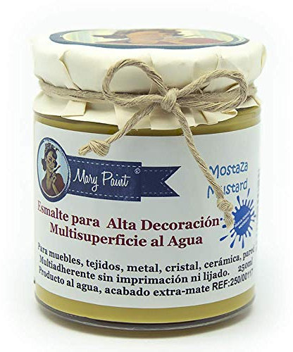 Pintura Multisuperficie al agua Mate efecto Chalk 250 (Mostaza)