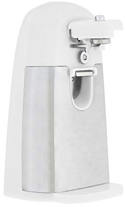 Amazon Basics Electric Can Opener, White
