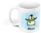 Sunnywall Personalisierte Kinder-Tasse aus Kunststoff mit Namen Riesige Auswahl an Motiven bruchsicher (Pinguin 23)