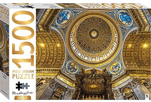Mindbogglers Gold 1500-Piece Jigsaw: St. Peter’s Basilica