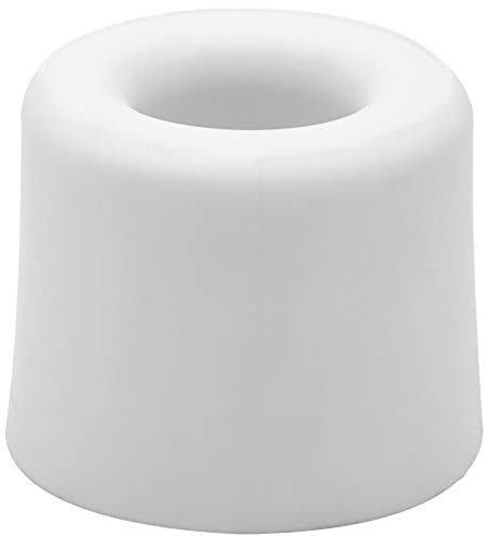 WAGNER Bodentürstopper/Wandtürstopper VULKANO SMALL - Durchmesser Ø 30 x 24 mm, Puffer aus hochwertigem Vollgummi, weiß, zum Schrauben - 15205321