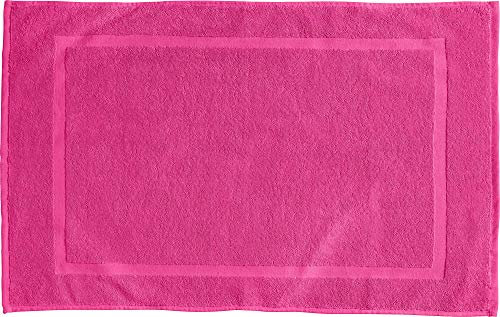 REDBEST Duschvorlage, Badteppich Chicago pink Größe 50x80 cm - extra dick, weich, saustark und strapazierfähig (weitere Farben)