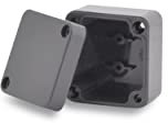 BOXEXPERT Kunststoff-Gehäuse Serie Elbe 52x50x35mm IP 65 grau RAL7035 Schaltschrank Verteilerkasten