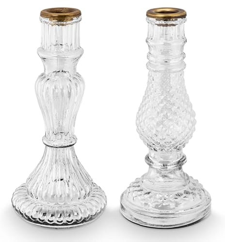 Pip Studio Kerzenhalter Clear Class 20 cm Set2
