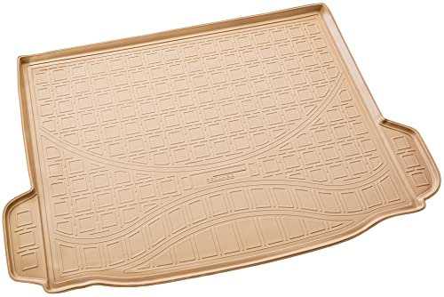 Recambo Gummi Kofferraumwanne Premium passend für BMW X3 | G01, F97 | BJ ab 2017 | passgenau mit Rand | Beige