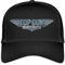 Spreadshirt Top Gun Maverick Logo Trucker Cap, One Size, Schwarz/Schwarz