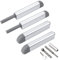 Drucktüröffner Push to Open Türöffner, LOOGI 4 Stück Drucköffner Schrank Push Open Magnet Tip On für Türen Push to Open Schrank Tip on Beschlag Schubladen Drucköffner Schranktür Drucktüröffner Magnet
