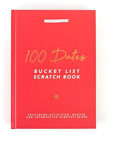 GR Gift Republic GR830001 Bucket List Rubbelbuch, Paarausgabe, 100 Rubbel Date Ideen