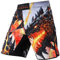 LAFROI Herren MMA Cross-Training Box Shorts Trunks Fight Wear mit Kordelzug und Tasche Melted Wings Size XL