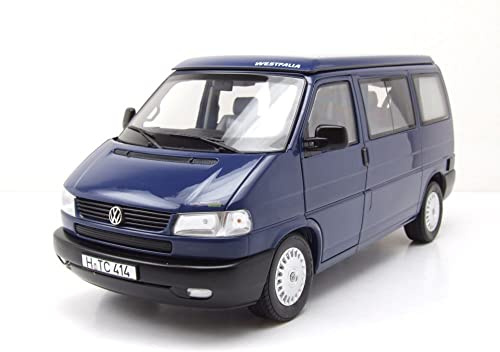 Schuco Modellauto VW T4 Westf.Camper blau 1:18