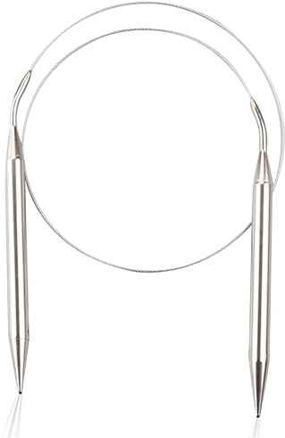 9MM Circular Knitting Needles - Stainless Steel Magic Loop for Crochet Hooks
