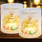 Aitsite 12Pcs Osterdeko Windlicht Tischdeko, Ostern Deko, Tischdeko Ostern Tischdekoration Mädchen Junge Schön DASS Du Da Bist, Geeignet für Teelichter oder Kerzen