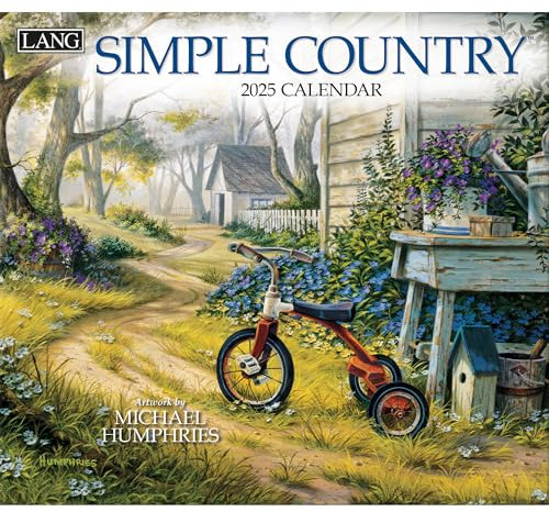 Simple Country Wandkalender 2025