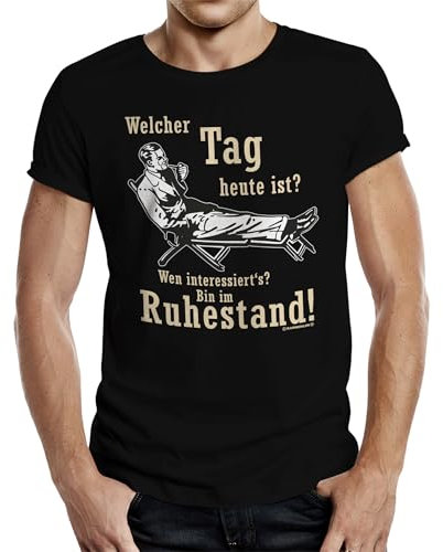 T-Shirt für Rentner im Ruhestand: Welcher Tag Heute ist? Egal, ich Bin im Ruhestand!