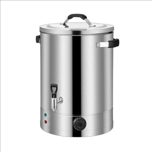 ZMIN Commercial Stainless Steel Catering Urn,Catering Hot Water Boiler,High Heat Transfer Efficiency,For Home Party Hot Water Milk Tea,A,40L