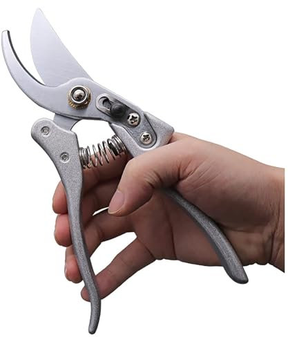 Gartenschere Hand-Gartenschere mit rutschfestem Griff, perfekt for Bypass-Trimmer, Hecken-Rasenscheren oder Handscheren Handheld