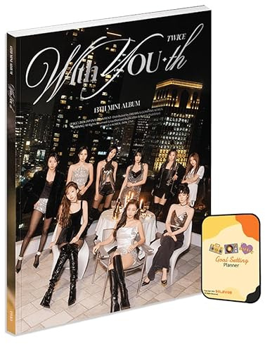 With YOU-th TWICE Album [GLOWING ver.]+Pre Order Benefits+BolsVos K-POP Inspired Freebies (13TH MINI ALBUM)