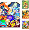 GOACRS 5D Diamond Painting Anime, diamant painting bilder kinder, Diamond Painting Bastelset für Kinder mit Anime-Bildern, Diamond painting kinder cartoon 30x40cm, DIY Haus Deko Bastelset (B)