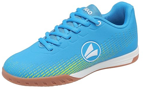 JAKO J-SI Skill Hallenturnschuh, Sky/neon Yellow, 34 EU