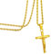 Speroto Gold Cross Necklace for Men - Stainless Steel Chain, 22'' Rope