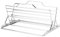 Roasting Pan Rack | Adjustable V-Shaped Turkey Tray,Baking Broiling Roasting Racks, Stainless Steel Meat Stand Kitchen Gadgets for Ovens, Smokers
