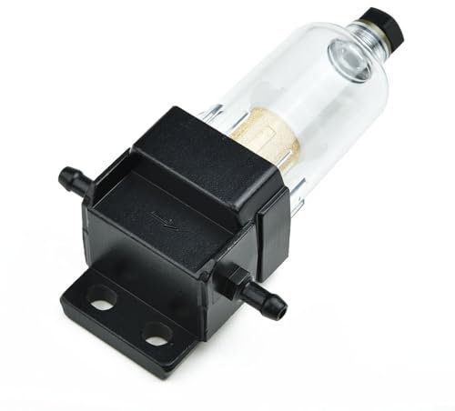 Kraftstofffilter/Wasserabscheider-Set für Diesel und Biodiesel – 6 mm Einlass/Auslass, kompatibel mit Webasto-/Eberspacher-Heizungen – aus ABS-Material
