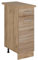 Vicco Küchenunterschrank R-Line, Schubladenschrank für die Küche, Sonoma, 30 cm, AP Eiche