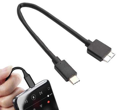 YTGOCN Cable de disco duro Tipo C, cable de disco duro externo,5Gbps Velocidad de discos duros externos portátiles - Cable de transferencia de datos de expansión de 5 tb para cámaras de tabletas
