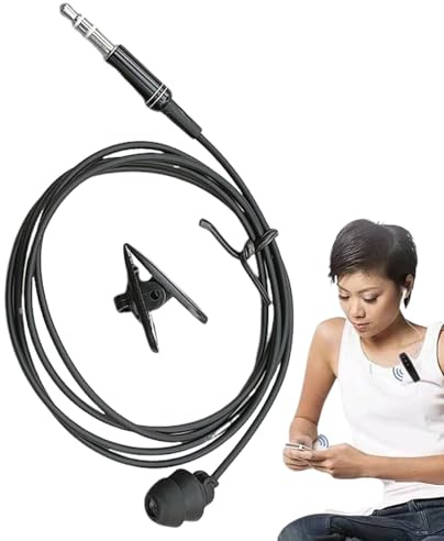 Einfache Kopfhörer-Hochwertiges kabelgebundenes Headset, geräuschisolierendes Ohrstück, weiche Silikonspitze | Compact Black Earbud für MP3 Player, Anrufe, Training, Outdoor-Gebrauch, bequeme Passform